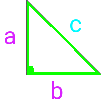 Right Triangle - Sides a, b, c