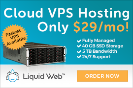 Liquid Web | Fastest cloud vps hosting - $29 per month