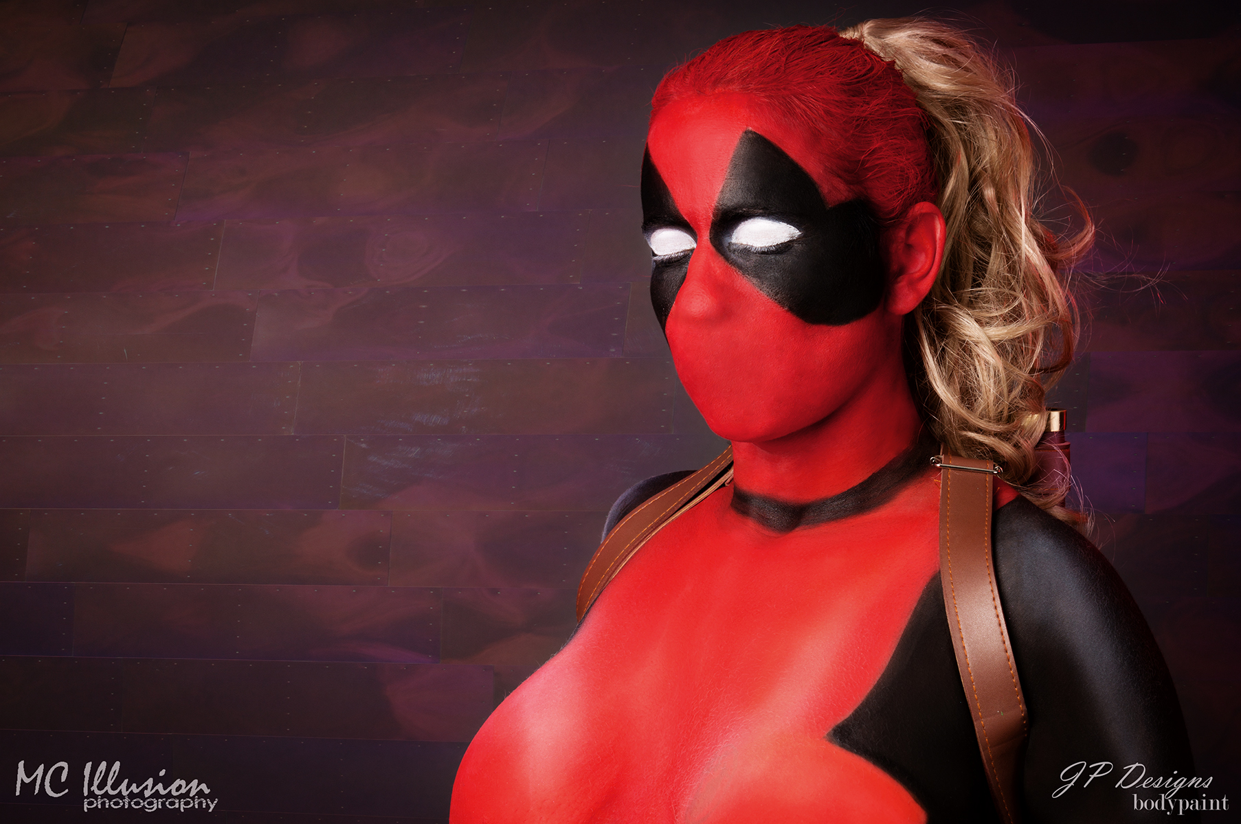 Commander Candy as Lady Deadpool