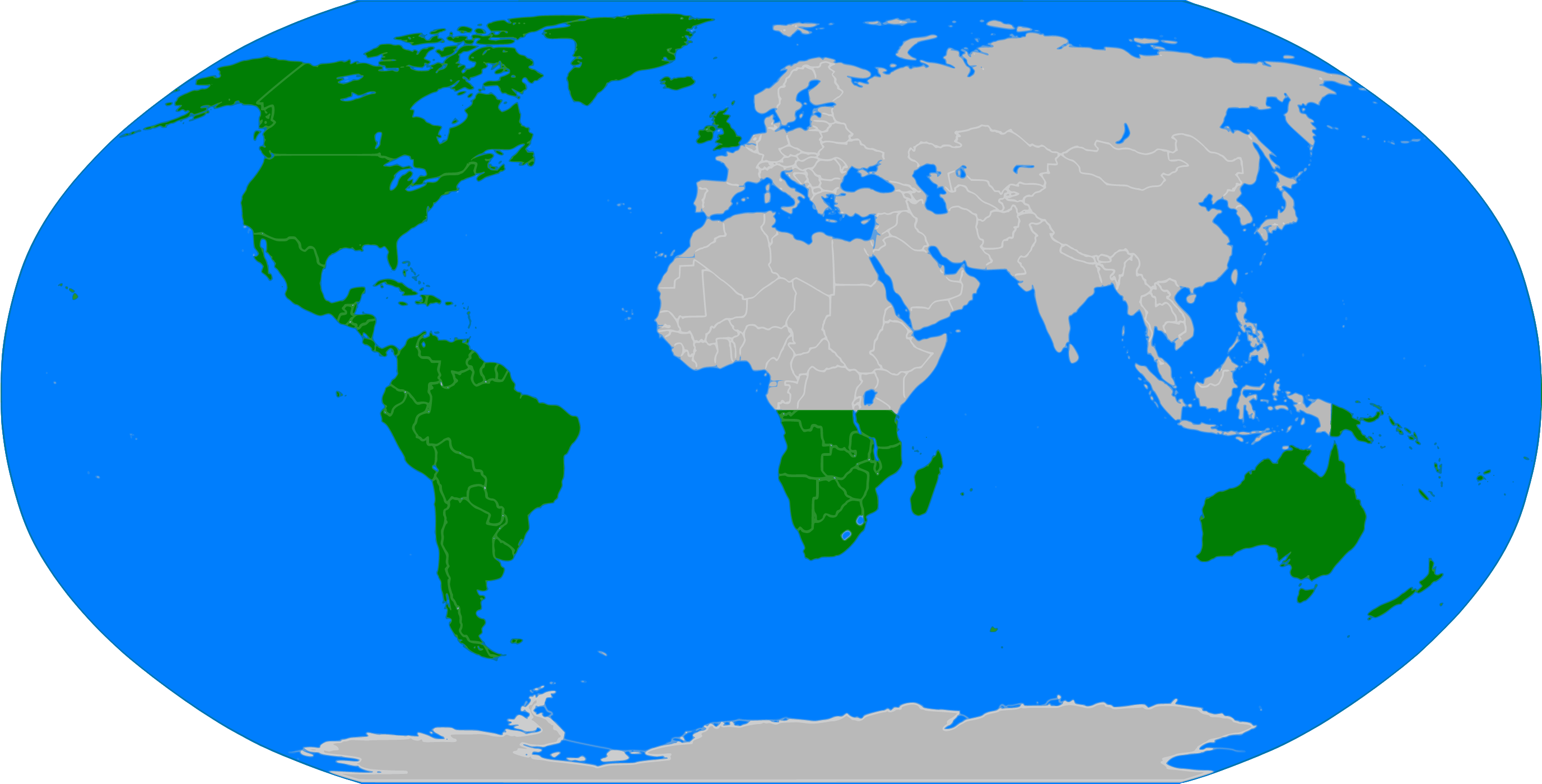 1984 World Map