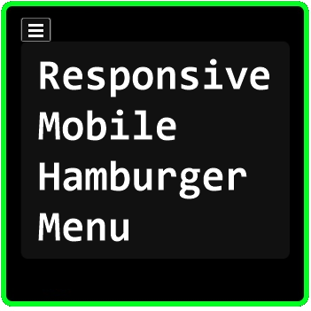 Make a Responsive Mobile Menu with HTML, CSS, and JavaScript